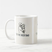 TO THE BEST DAD コーヒーマグカップ (左)