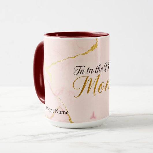 To The Best Mom | Elegance In A Mug マグカップ (正面左)
