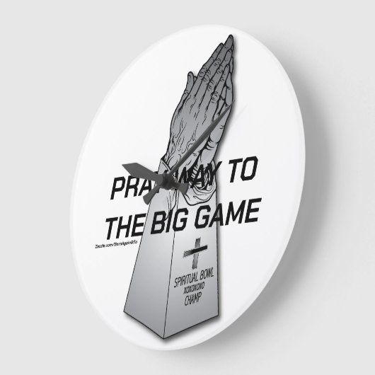 TO THE BIG GAME  ラージ壁時計 (傾斜)