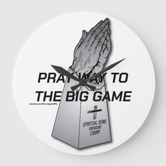 TO THE BIG GAME  ラージ壁時計 (正面)