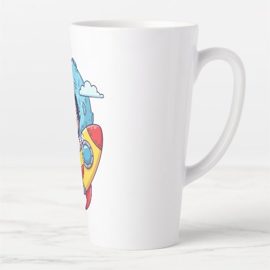 To the moon カフェラテマグ (右)