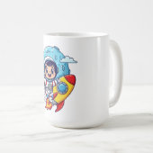 To the moon コーヒーマグカップ (正面右)