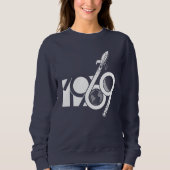 To the Moon 69 - white スウェットシャツ (正面)