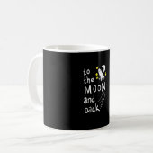 To the moon and back コーヒーマグカップ (正面左)