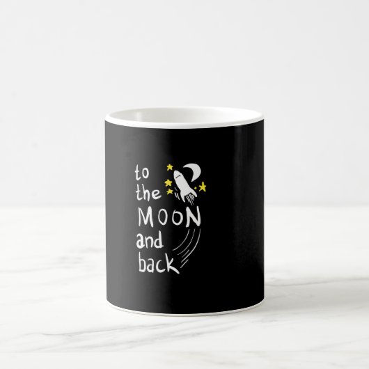 To the moon and back コーヒーマグカップ (中央)