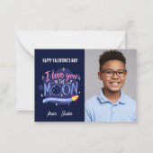 TO THE MOON AND BACK KIDSバレンタインの写真 ノートカード (正面)