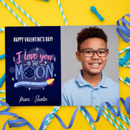 TO THE MOON AND BACK KIDSバレンタインの写真 ノートカード
