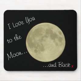 To the Moon and Back Mouse mat マウスパッド