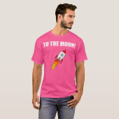 To The Moon Gme Amc Nok株 Tシャツ (正面フル)