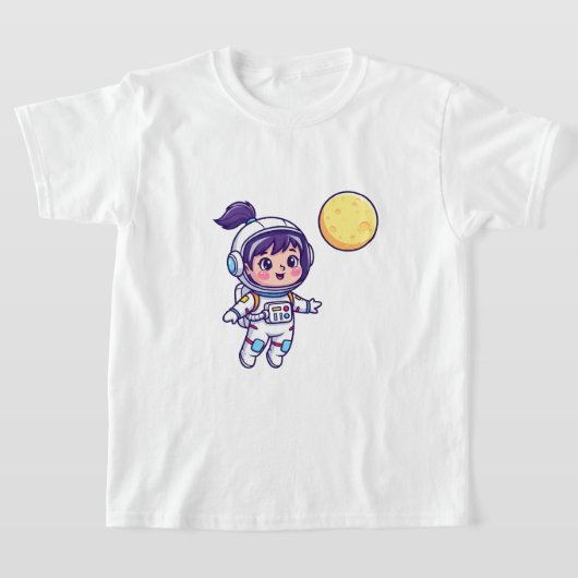 To the moon tシャツ (レイダウン)
