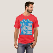 To the mountains quote vintage tシャツ (正面フル)