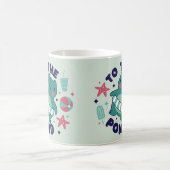 To the Pond Mug – Cute Frog Adventure Gift コーヒーマグカップ (中央)