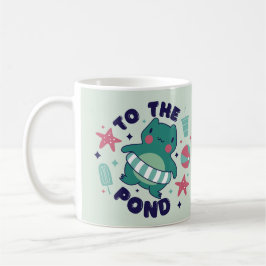 To the Pond Mug – Cute Frog Adventure Gift コーヒーマグカップ