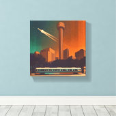 To the Stars from Here キャンバスプリント (インサイチュ (ウッドフロア))