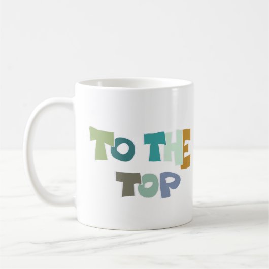 To The top コーヒーマグカップ (左)