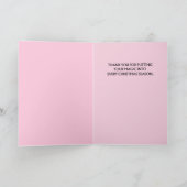 To The Woman Who Always Leads The Sleigh Card シーズンカード (内部)