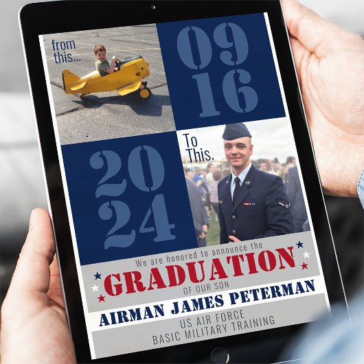 TO THIS軍隊基本訓練卒業写真 案内状