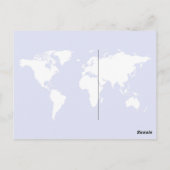 To Travelはライブマップ/ワールドマップ ポストカード (裏面)