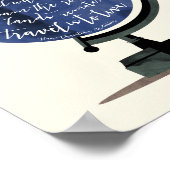 To Travel is to Live引用文グローブプリント ポスター (角)