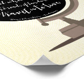 To Travel is to Live引用文グローブプリント ポスター (角)