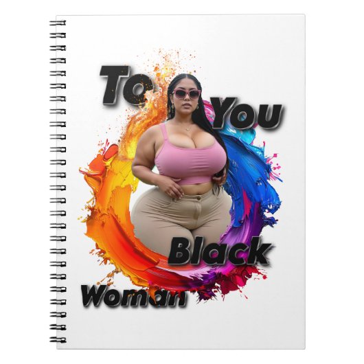 To You Black Woman ノートブック (正面)