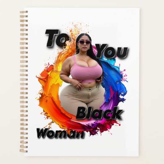 To You Black Woman プランナー手帳 (正面)