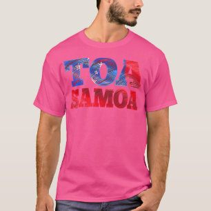 Toa Samoa サモア国旗 ラグビー Tシャツ