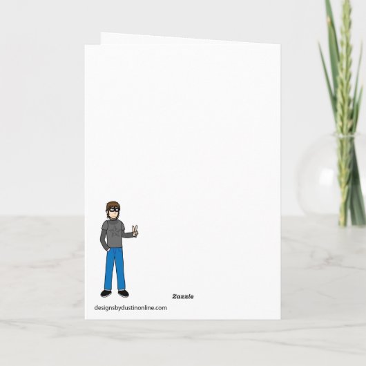 TOADに対して誕生日を持素晴らしつ カード (裏面)