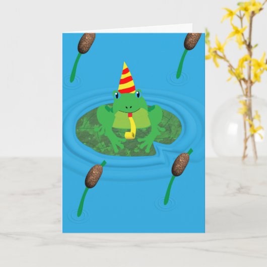 TOADに対して誕生日を持素晴らしつ カード (黄色い花)