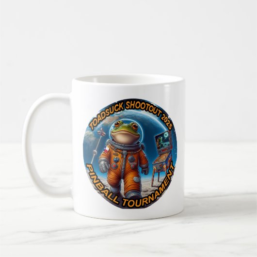 Toad 吸 Shootout 2025 MUG コーヒーマグカップ (左)