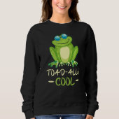 Toad ally cool frog   スウェットシャツ (正面)