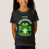  Toad-Ally Lucky St Patrick's Day Frog T-shirt  Tシャツ (正面)