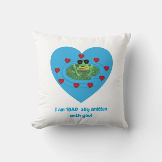 Toad-ally smitten with you クッション (正面)