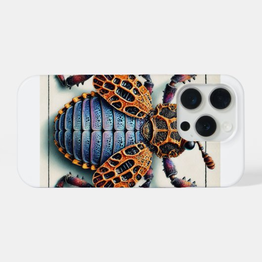Toad Bug 270824IREF233 - Watercolor iPhoneケース (裏面横)