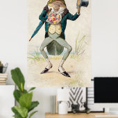 Toad Drawing ポスター (ホームオフィス)