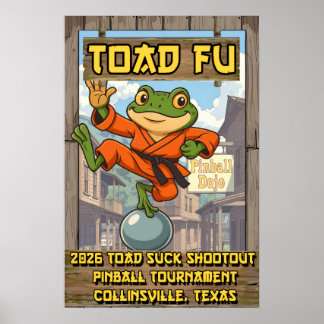 Toad Fu - Toad Suck Shoot Out 2026 Poster ポスター