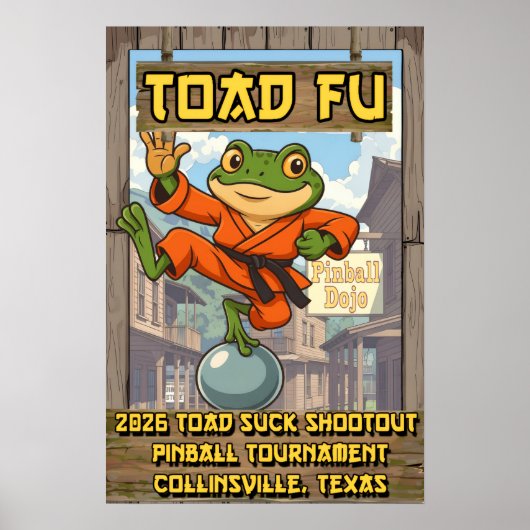 Toad Fu - Toad Suck Shoot Out 2026 Poster ポスター (正面)