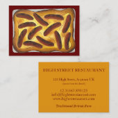 Toad in the Hole British Pub Restaurant Food 名刺 (正面/裏面)