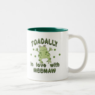 TOADALLY愛MeeMawのカエル ツートーンマグカップ