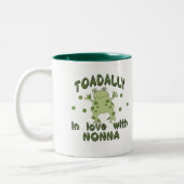 TOADALLY愛Nonnaのカエル ツートーンマグカップ (左)