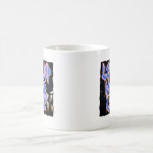 "Toadally Cozy" Retro Pop Art Reading Nook Illustr コーヒーマグカップ (中央)