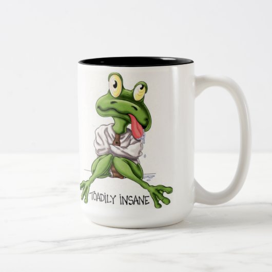 Toadilyの異常なコーヒー・マグ ツートーンマグカップ (右)