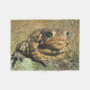 Toadlyの素晴らしいヒキガエルのフリースブランケット フリースブランケット