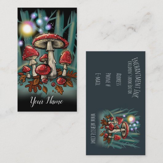 Toadstoolのmushrooms~の名刺 名刺 (正面/裏面)