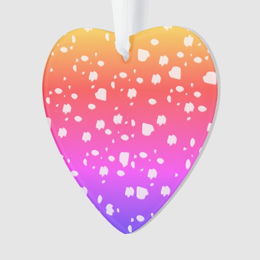 Toadstoolアート、虹の色 オーナメント (正面)