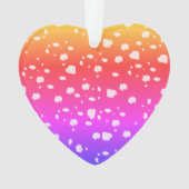 Toadstoolアート、虹の色 オーナメント (正面)