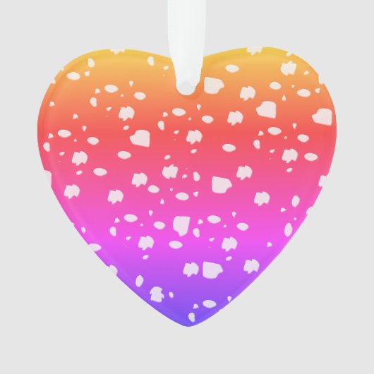 Toadstoolアート、虹の色 オーナメント (正面)