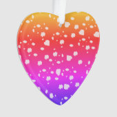 Toadstoolアート、虹の色 オーナメント (正面)