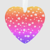 Toadstoolアート、虹の色 オーナメント (裏面)