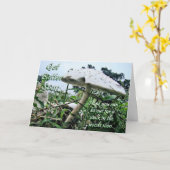 Toadstool良く得る – 文言の中で変更できる カード (黄色い花)